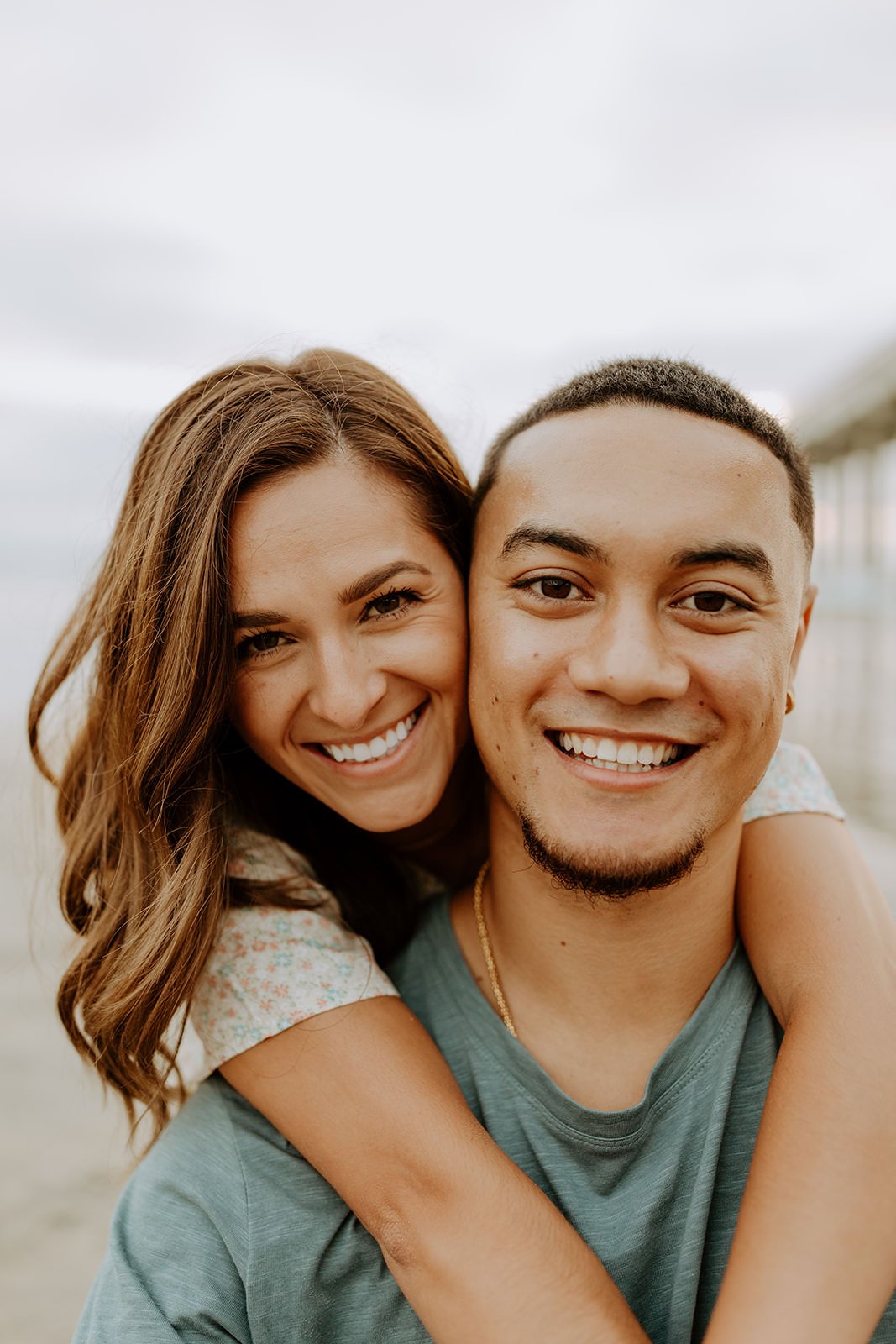 Britney + Markell La Jolla Beach Pier Couples Session  - San Diego Wedding Photographer-26.jpg