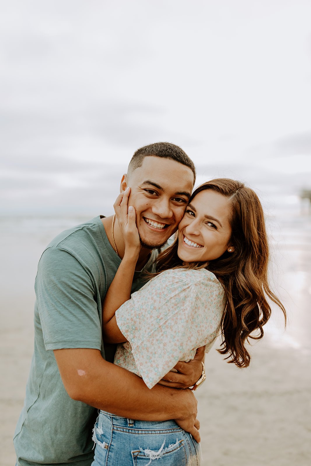 Britney + Markell La Jolla Beach Pier Couples Session  - San Diego Wedding Photographer-27.jpg