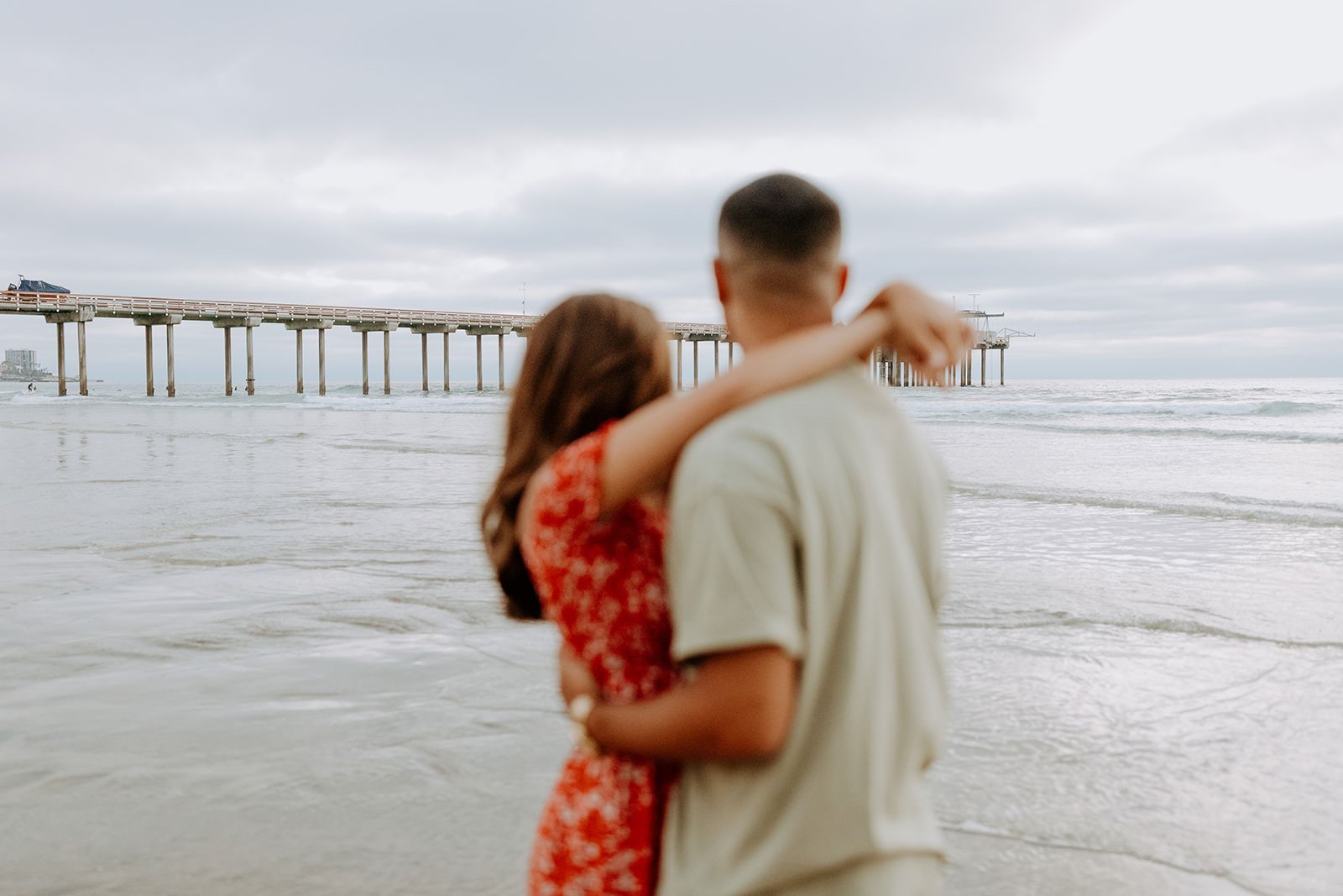 Britney + Markell La Jolla Beach Pier Couples Session  - San Diego Wedding Photographer-43.jpg