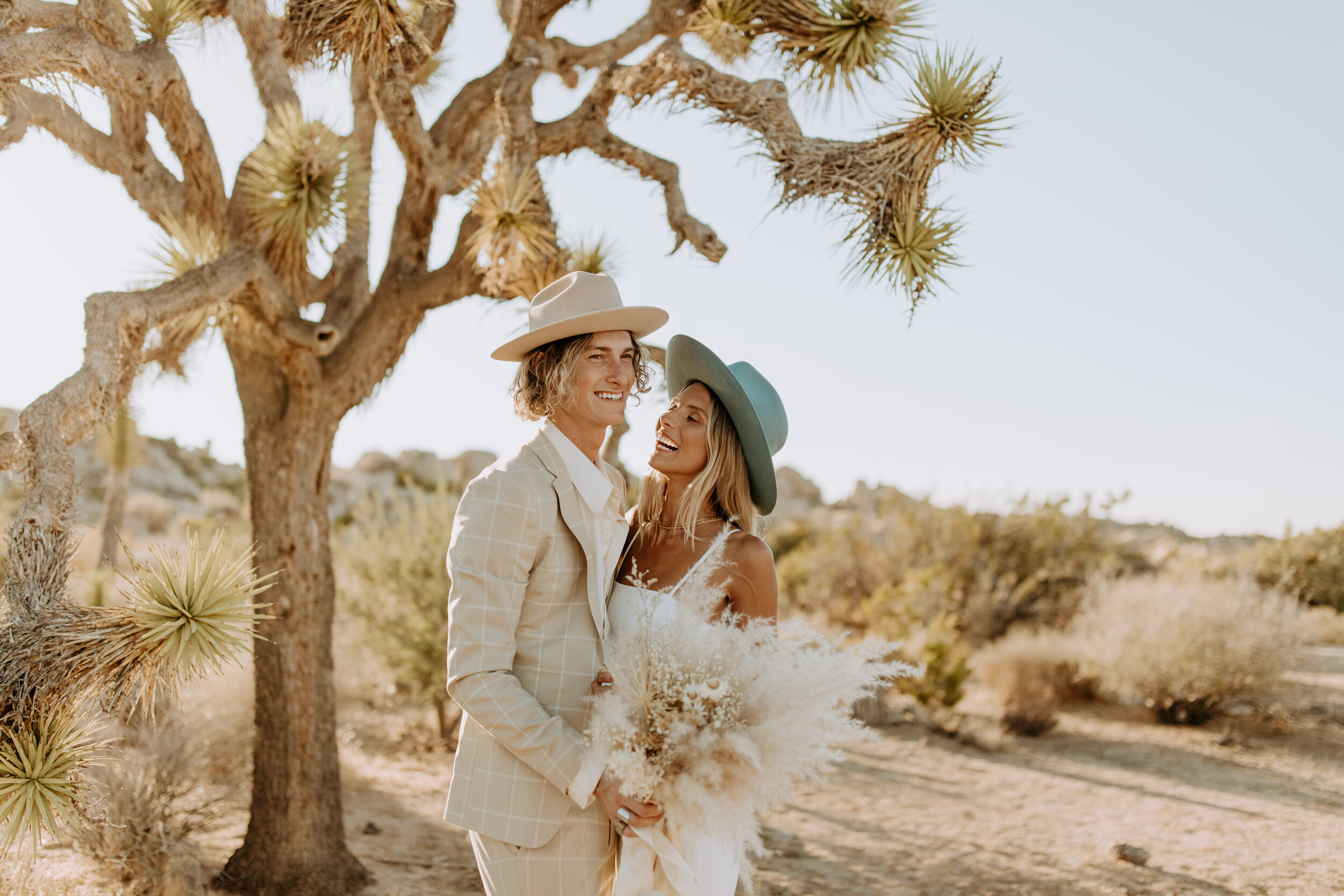 Modern Boho Chic Joshua Tree Elopement