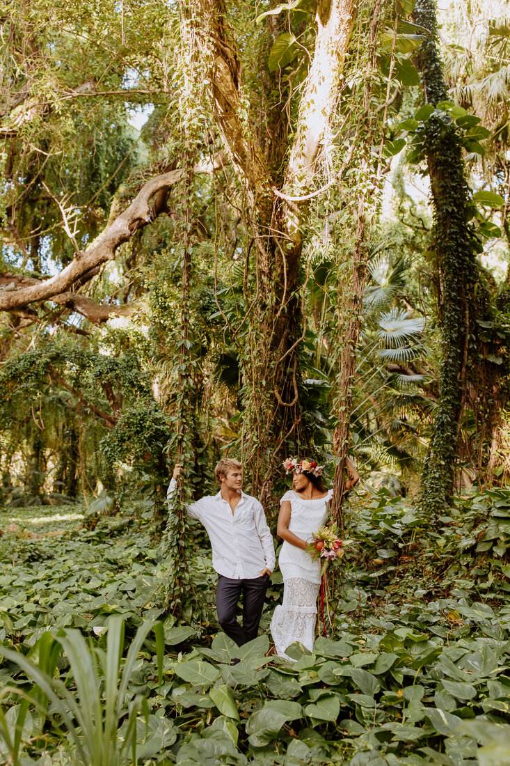 Kimmy + Zane | Maui Honolua Bay jungle tropical Hawaii Elopement-11.jpg