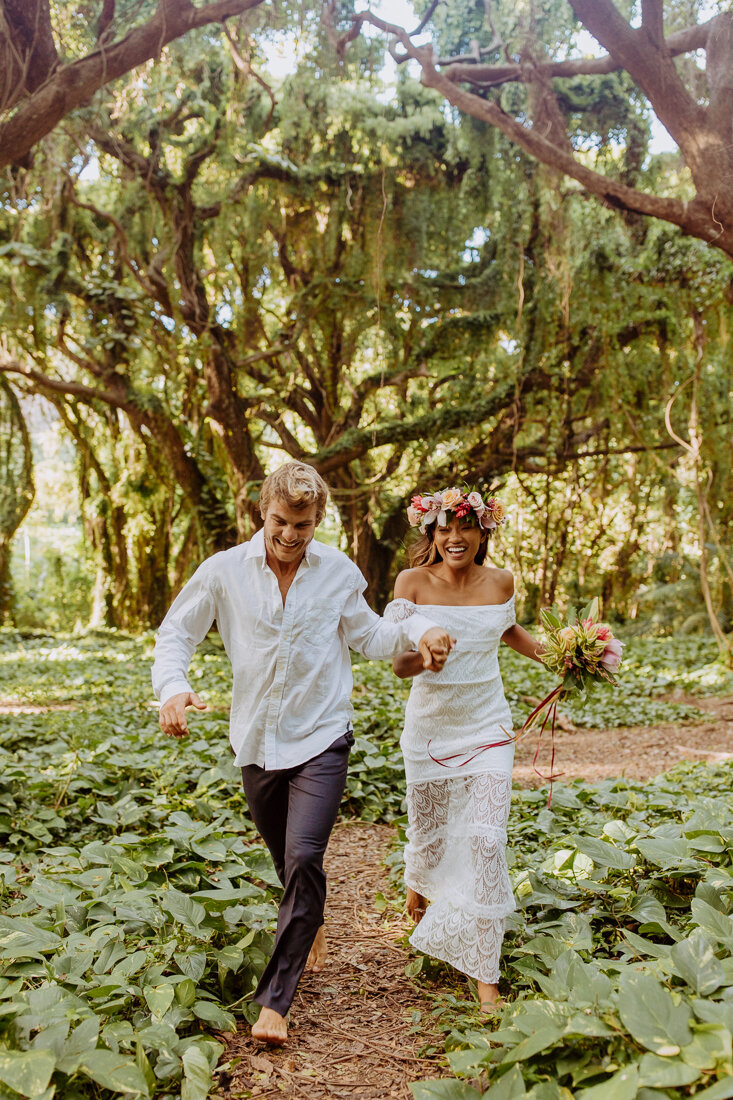 Kimmy + Zane | Maui Honolua Bay jungle tropical Hawaii Elopement-28.jpg