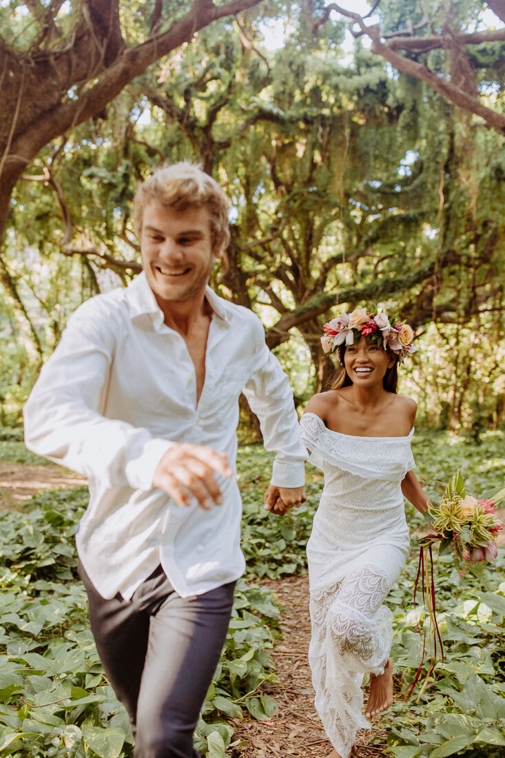 Kimmy + Zane | Maui Honolua Bay jungle tropical Hawaii Elopement-30.jpg