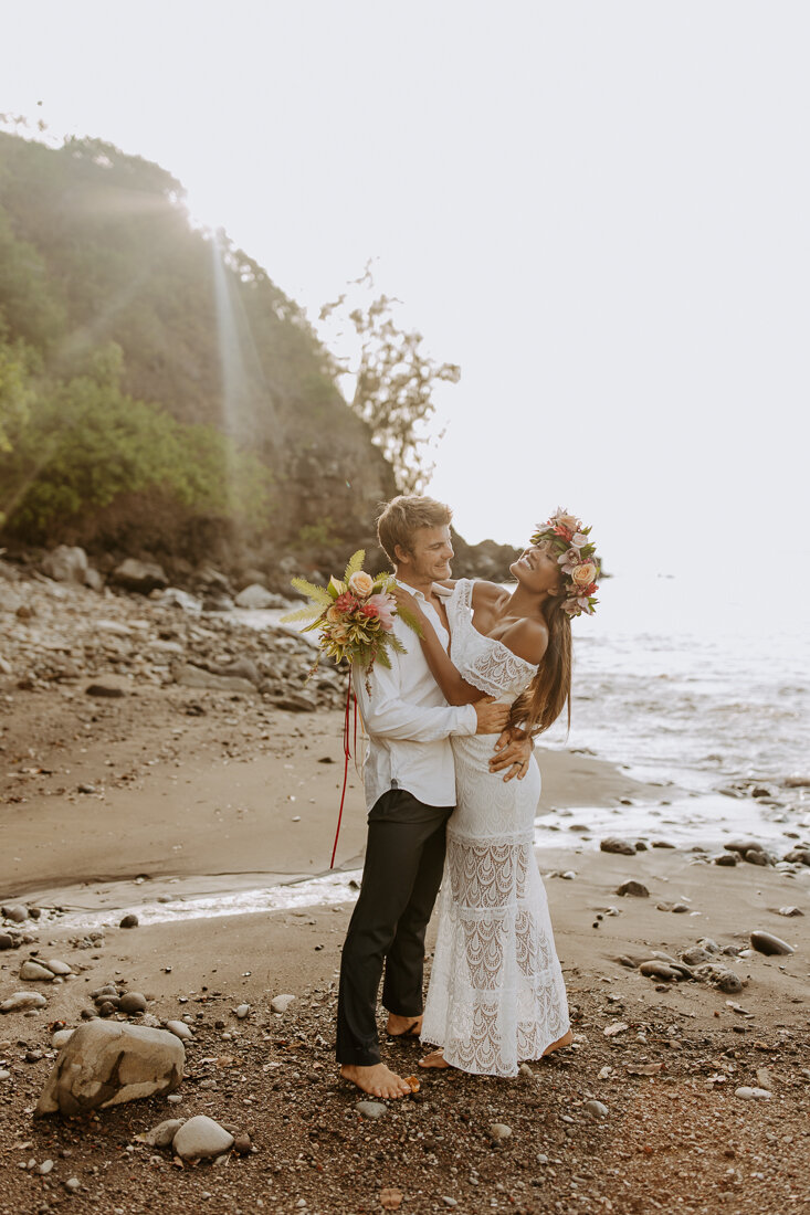 Kimmy + Zane | Maui Honolua Bay jungle tropical Hawaii Elopement-34.jpg