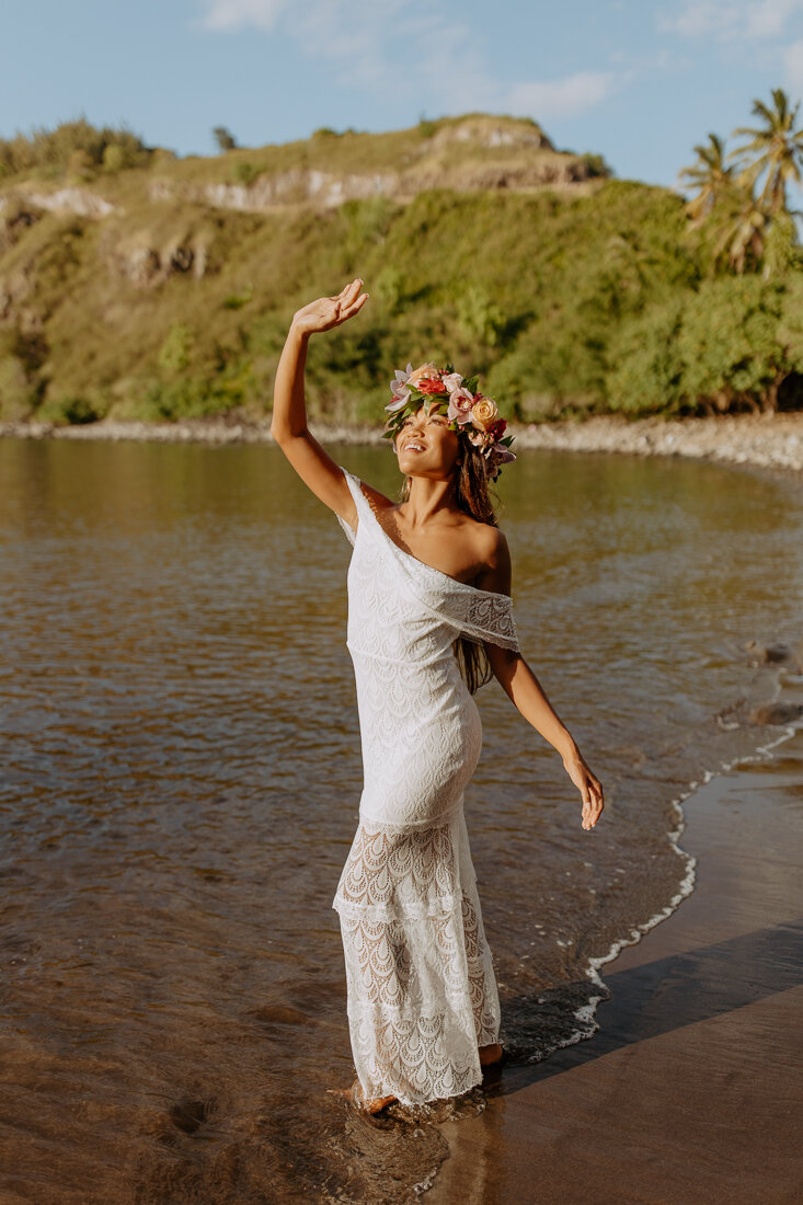 Kimmy + Zane | Maui Honolua Bay jungle tropical Hawaii Elopement-42.jpg