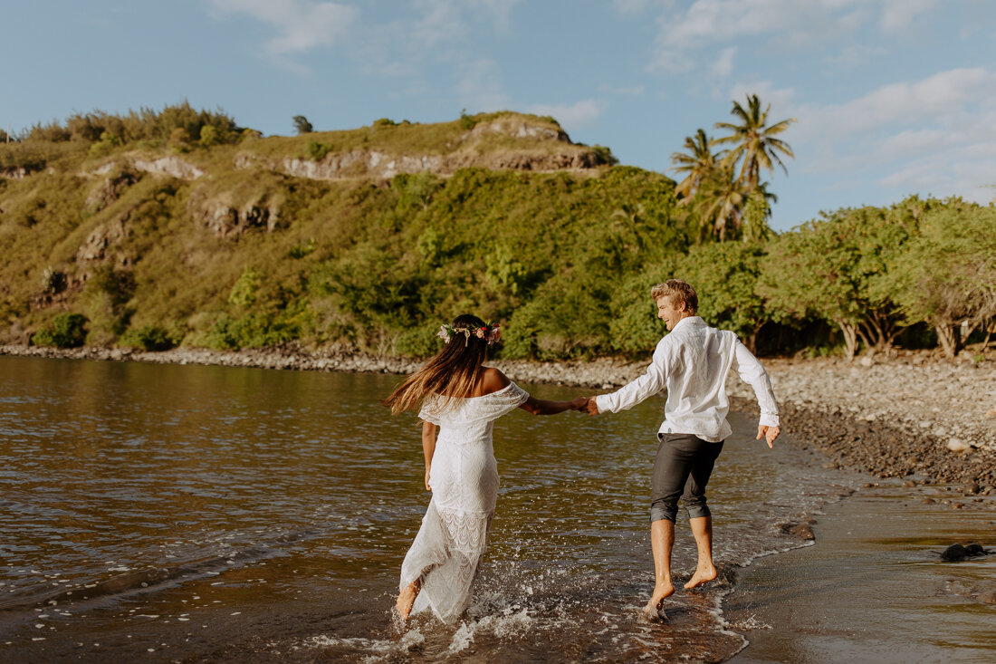 Kimmy + Zane | Maui Honolua Bay jungle tropical Hawaii Elopement-50.jpg