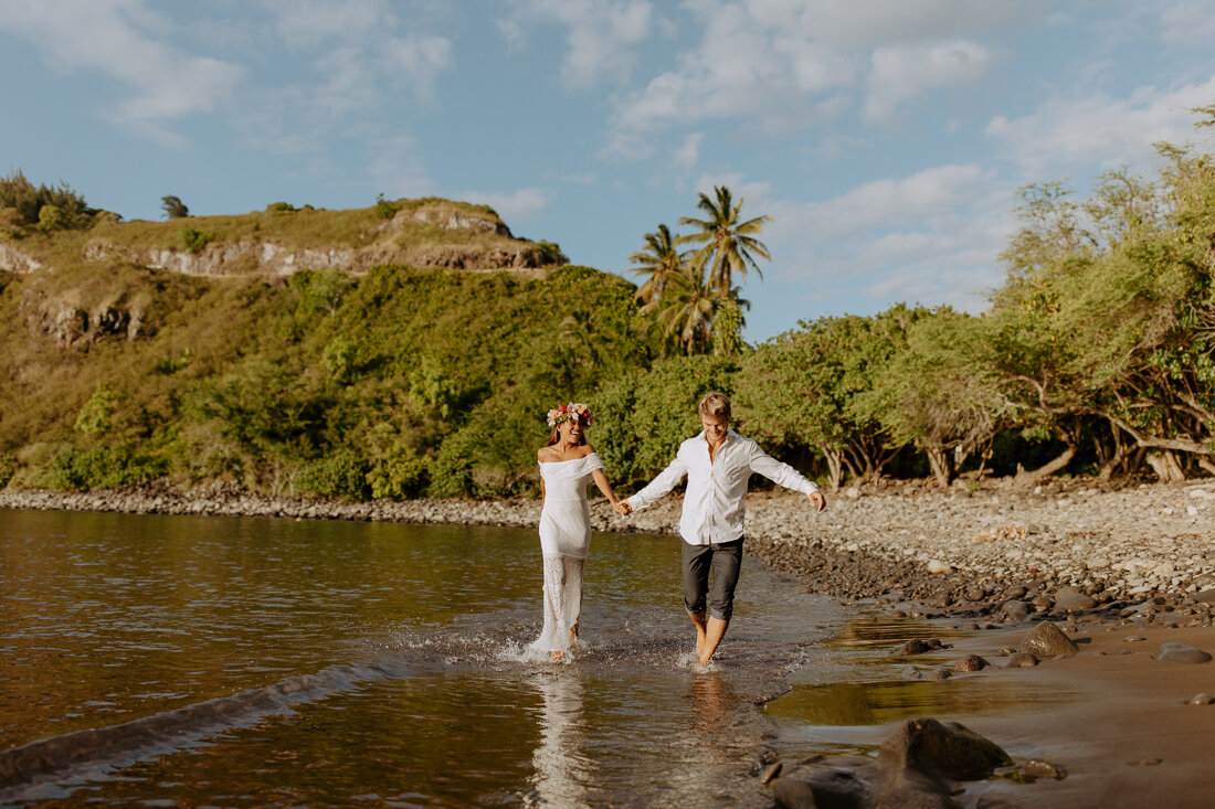 Kimmy + Zane | Maui Honolua Bay jungle tropical Hawaii Elopement-52.jpg