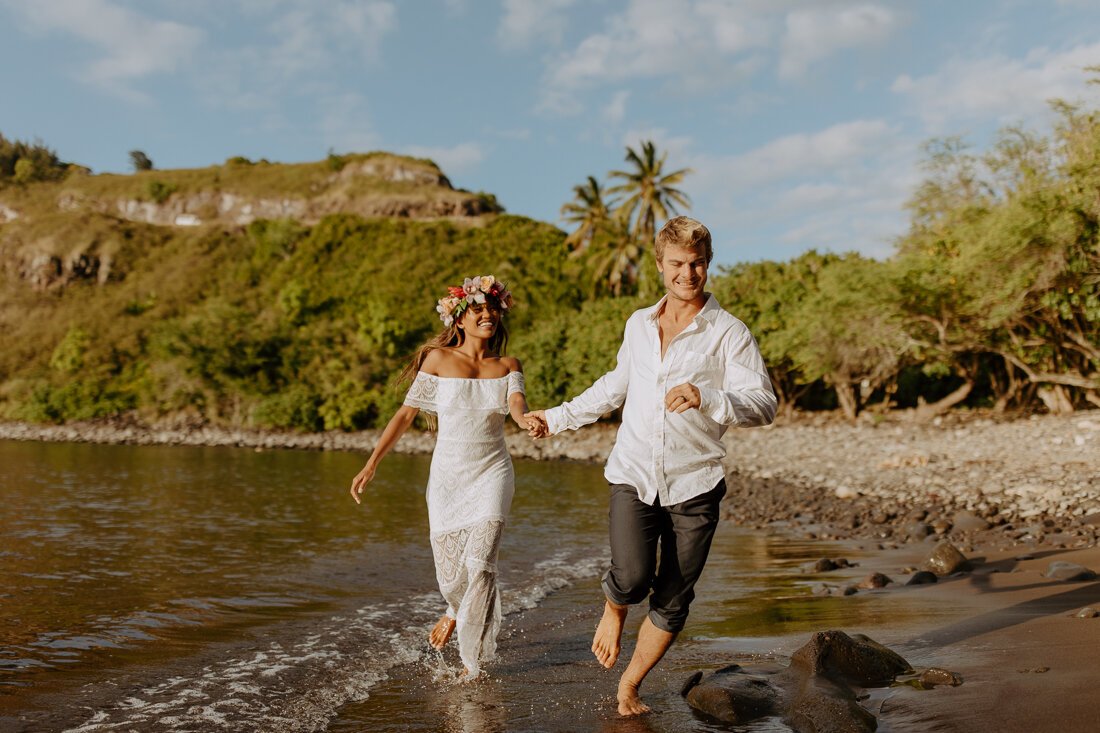 Kimmy + Zane | Maui Honolua Bay jungle tropical Hawaii Elopement-53.jpg