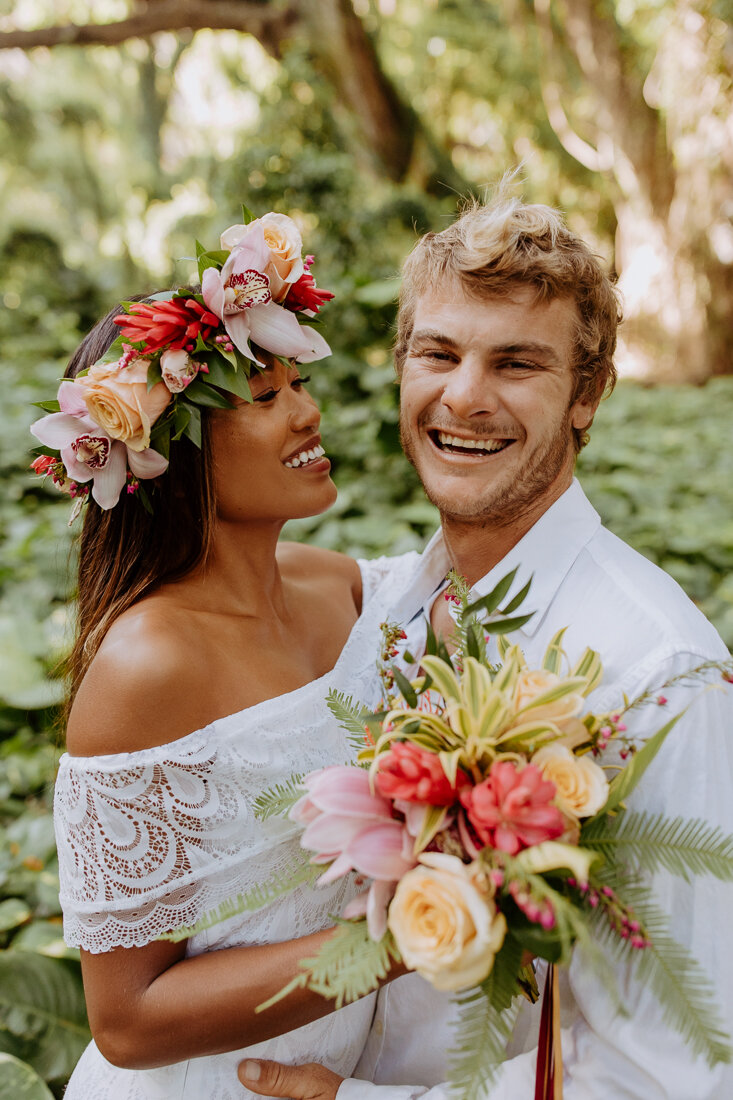 Kimmy + Zane | Maui Honolua Bay jungle tropical Hawaii Elopement-9.jpg