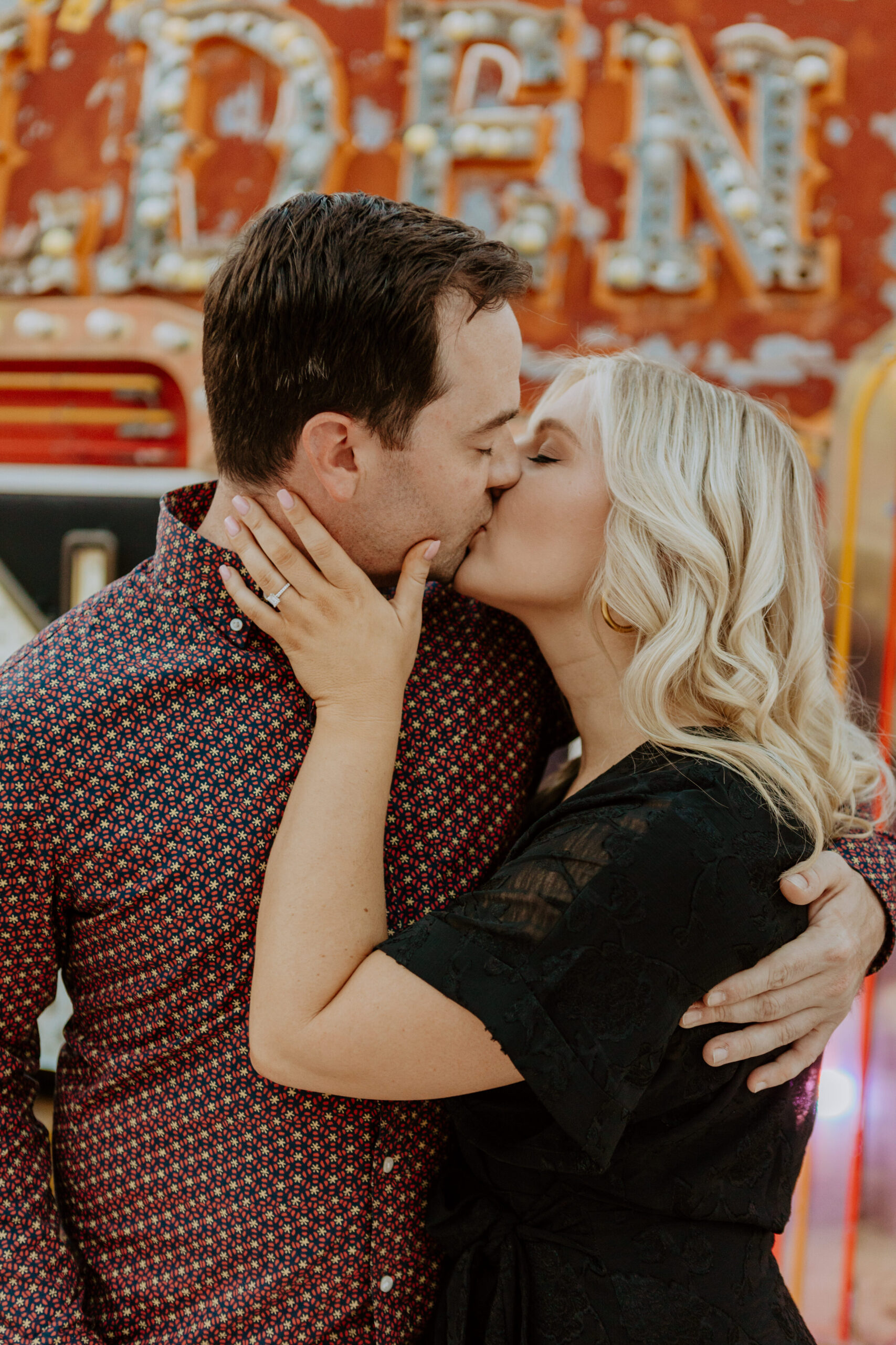 Danielle + Andy's Neon Museum Engagement Session - Las Vegas Photographer-26.jpg