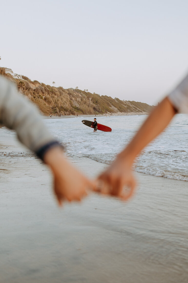 Mikayla + Austin Engagement swamis beach sunset san diego-47.jpg