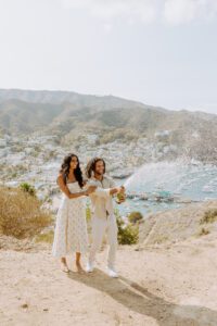 catalina island proposal at buena vista overlook avalon engagement proposal photographer