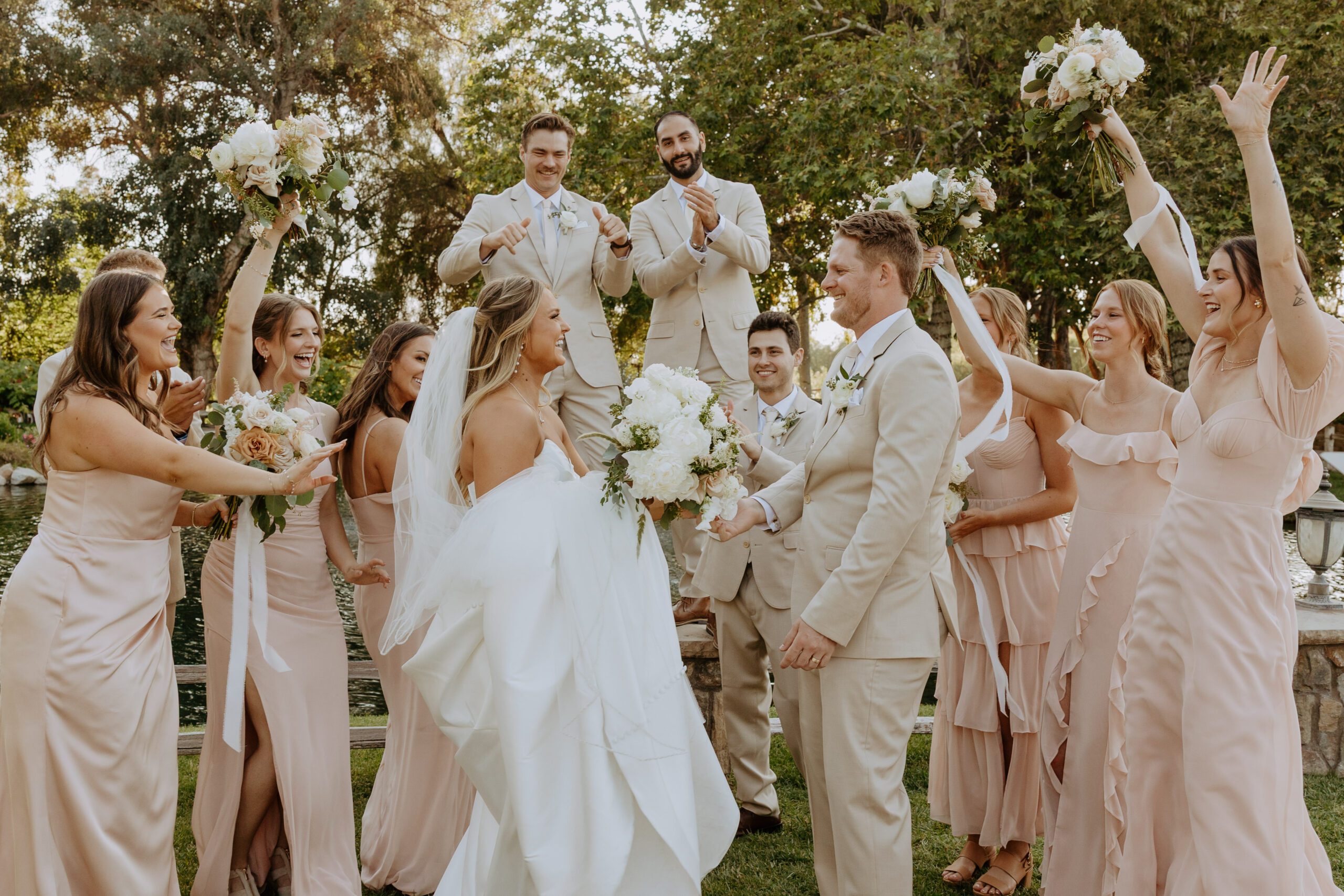 A romantic Temecula wedding at Lake Oak Meadows filled with golden light, heartfelt vows, Taylor Swift details, and a joyful candlelit reception.